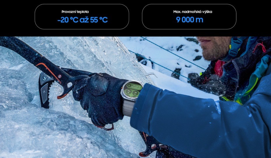 Samsung Galaxy Watch Ultra 2025 vydrží i extrémní počasí